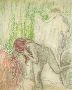 Desnudo saliendo del baño